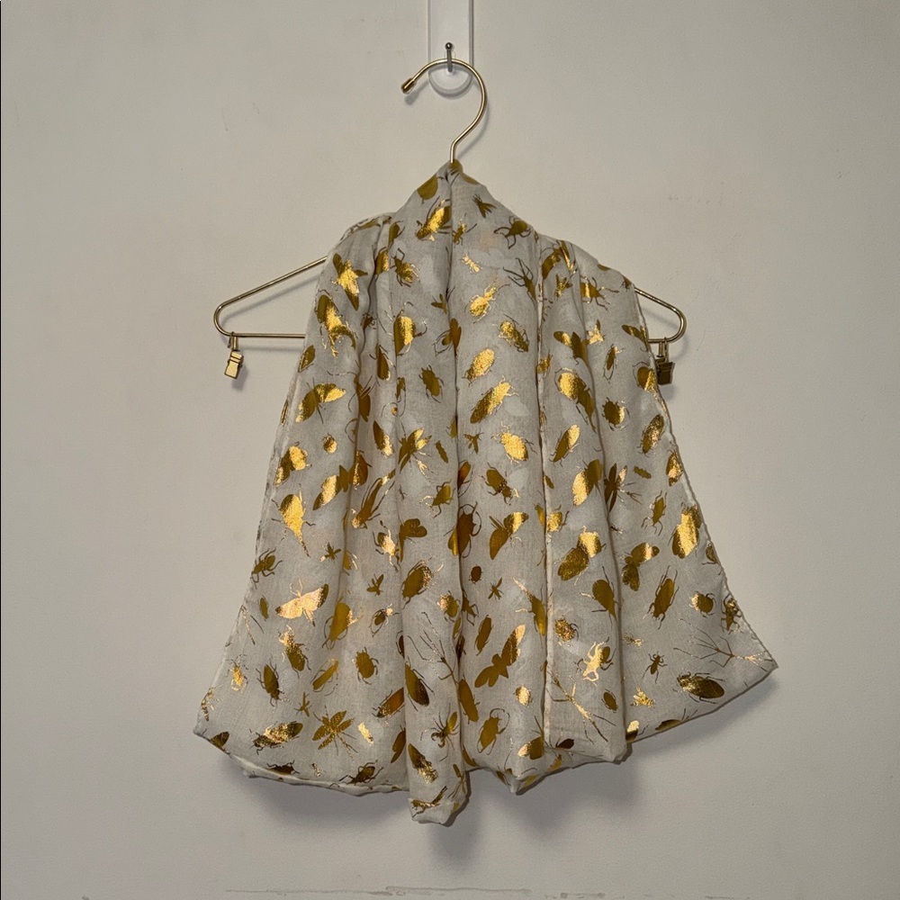 Gold Bugs Looped Scarf